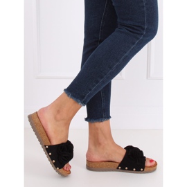 Pantuflas negras mujer negras F191 Negra negro 2 Pantuflas negras mujer negras F191 Negra negro 2