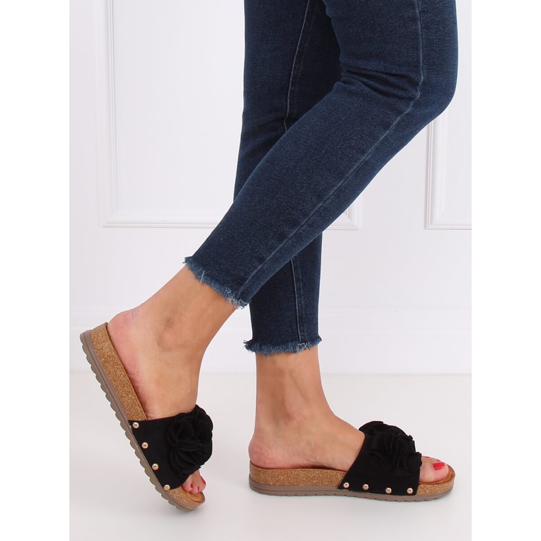 Pantuflas negras mujer negras F191 Negra negro 2 Pantuflas negras mujer negras F191 Negra negro 2