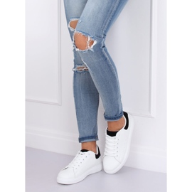 Zapatillas de mujer blancas LA85P Negro blanco 2