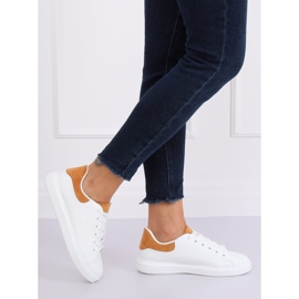 Zapatillas de mujer blancas LA85P Camel blanco 1 Zapatillas de mujer blancas LA85P Camel blanco 1
