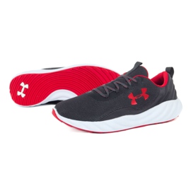 Zapatillas de running Under Armour Charged Will Nm M 3023077-101 negro rojo gris 6