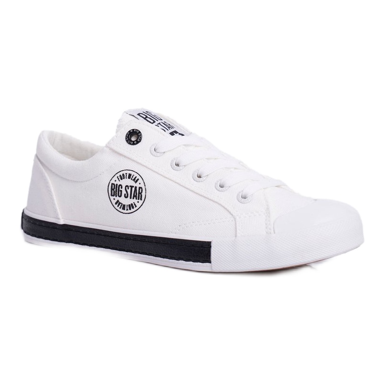 Zapatillas de Mujer Big Star White FF274228 blanco negro 4