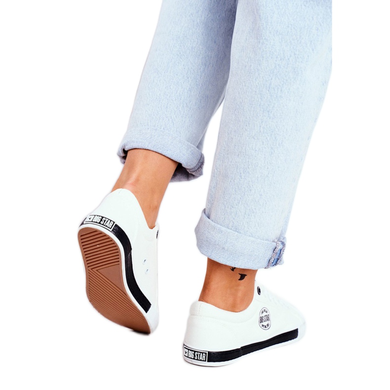 Zapatillas de Mujer Big Star White FF274228 blanco negro 1