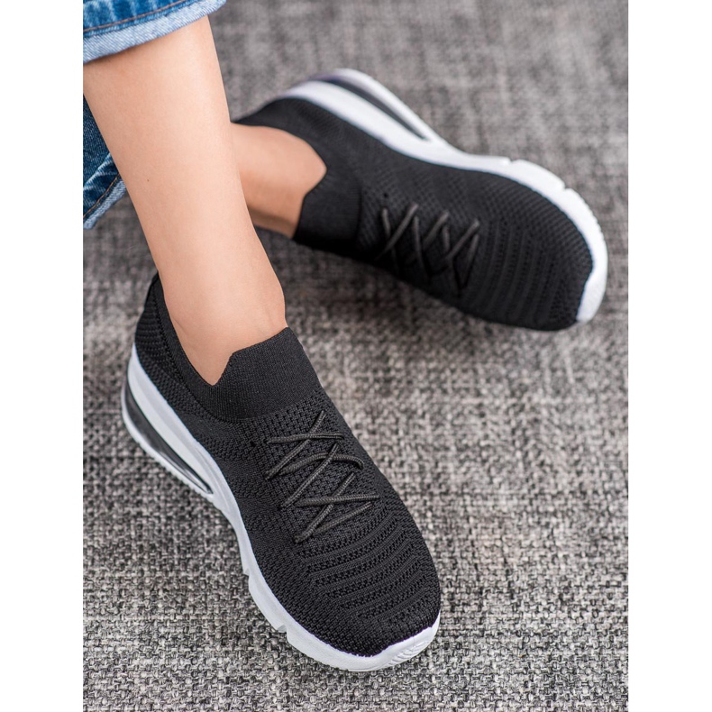 SHELOVET Zapatillas Textiles Negras negro 1