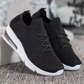 SHELOVET Zapatillas Textiles Negras negro 3
