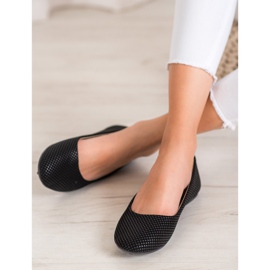 BAOLIKANG Bailarina negra con estampado negro 1