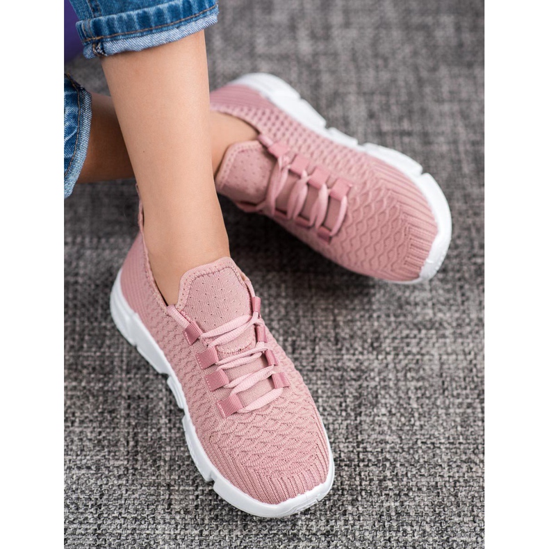 SUPER COOL Zapatillas rosadas de textil rosado 1
