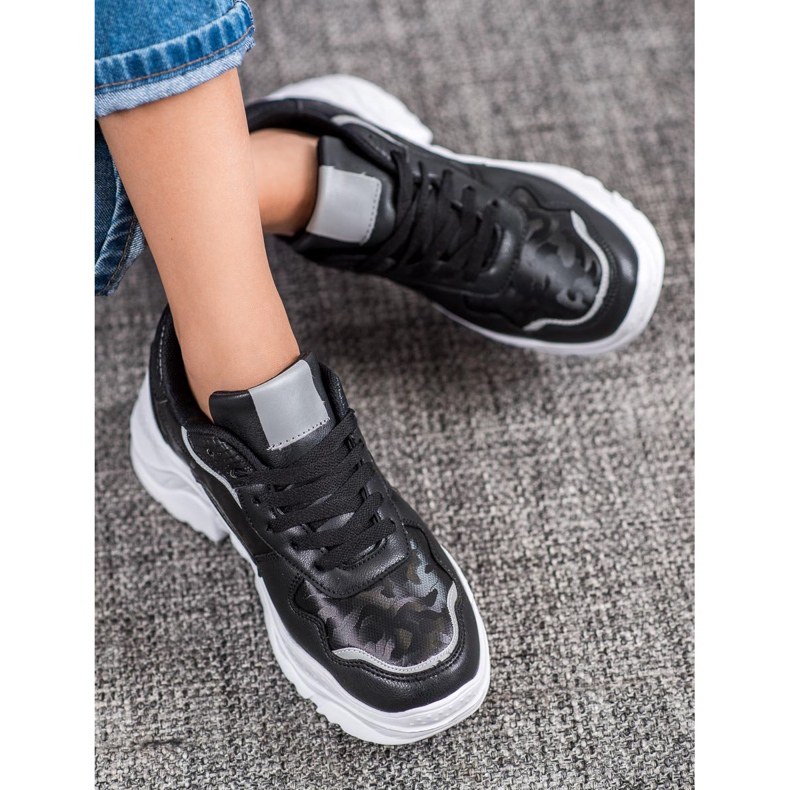 SHELOVET Zapatillas ligeras negro 1