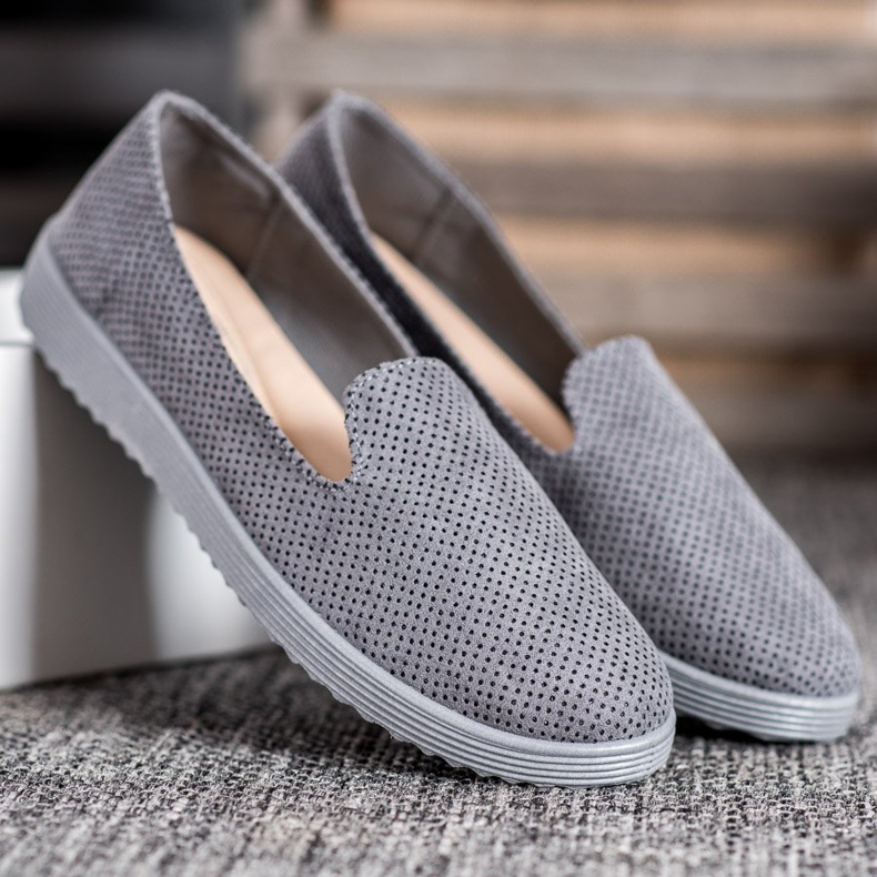 SHELOVET Suede Lords gris 2