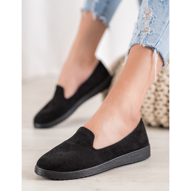 SHELOVET Suede Lords negro 2