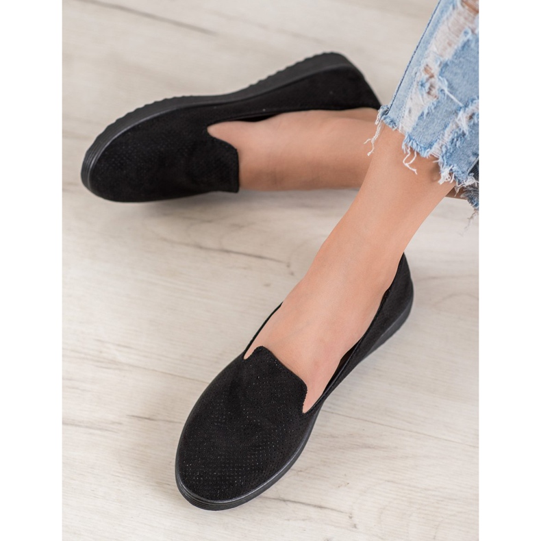 SHELOVET Suede Lords negro 1
