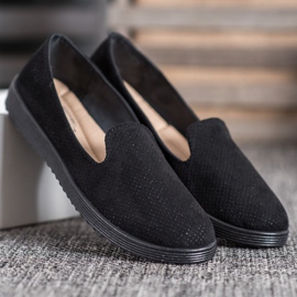SHELOVET Suede Lords negro 4