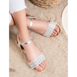 Emaks Sandalias de mujer cómodas gris 2