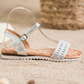 Emaks Sandalias de mujer cómodas gris 3
