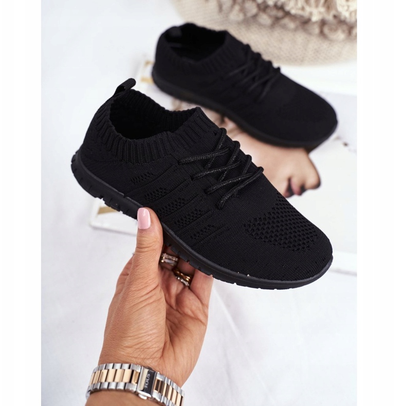 EVE Zapatos deportivos negros para niños Filip Black 2