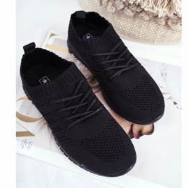 EVE Zapatos deportivos negros para niños Filip Black 4