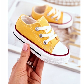 FRROCK Zapatos deportivos clásicos Filemon amarillo para niños 2 FRROCK Zapatos deportivos clásicos Filemon amarillo para niños 2