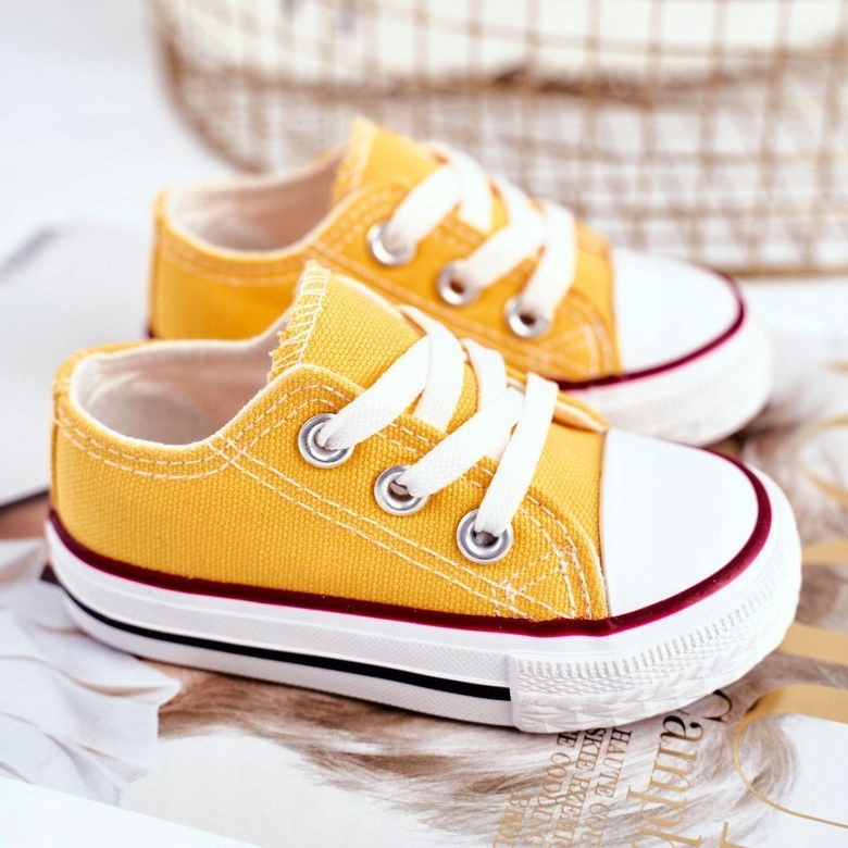 FRROCK Zapatos deportivos clásicos Filemon amarillo para niños 1