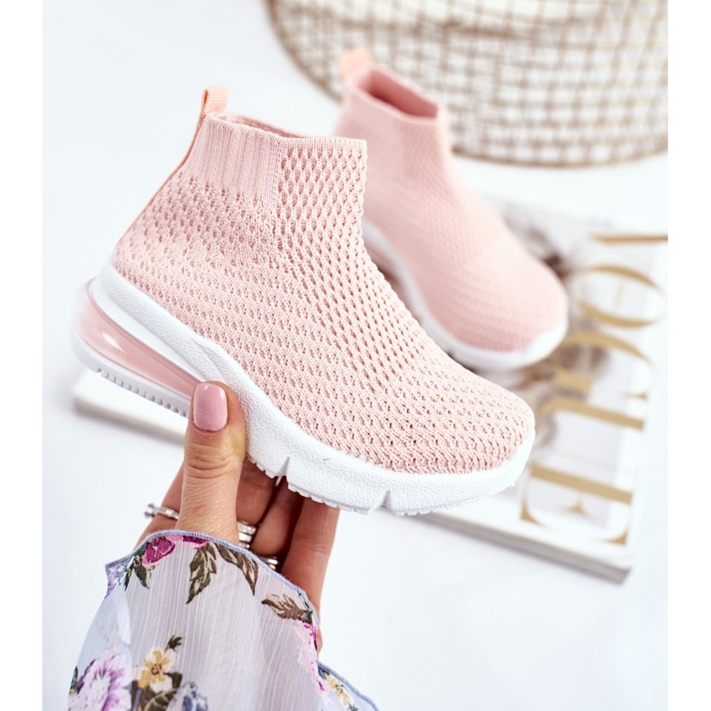 FRROCK Zapatillas Deportivas Infantiles High Pink Tobi rosa 2