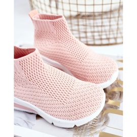 FRROCK Zapatillas Deportivas Infantiles High Pink Tobi rosado 3