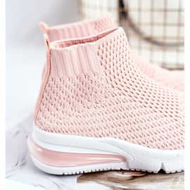 FRROCK Zapatillas Deportivas Infantiles High Pink Tobi rosado 4
