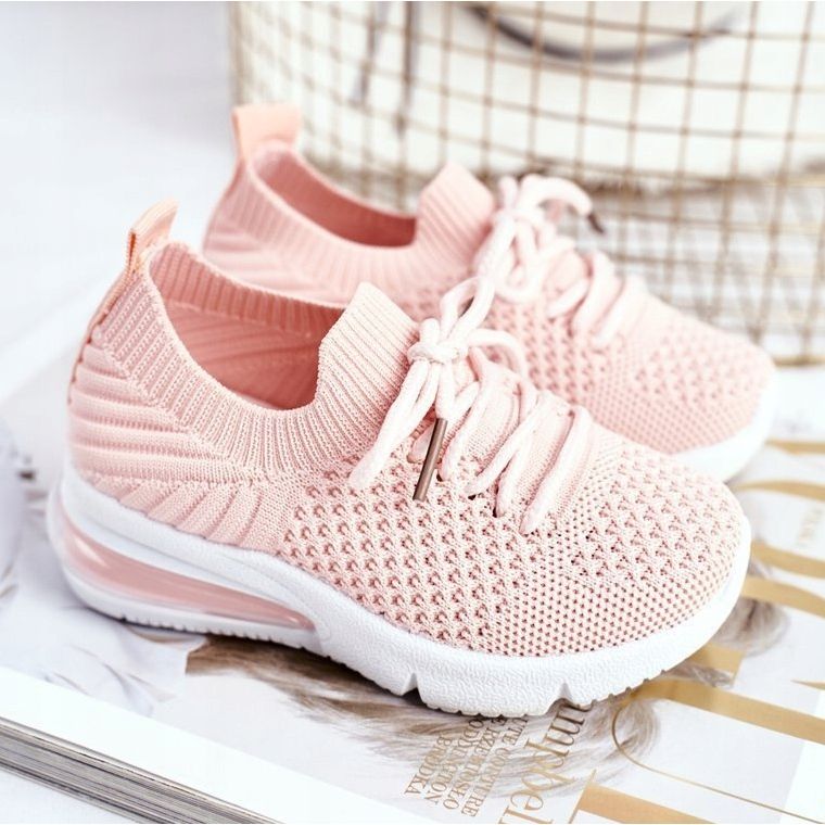 FRROCK Zapatilla Deportiva Infantil Cordones Rosa Lena rosado 1