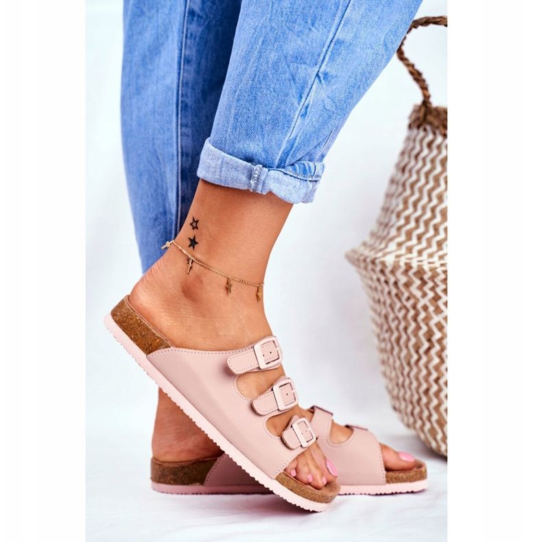 Pantuflas de Mujer Big Star Powder Pink FF274627 rosado 2