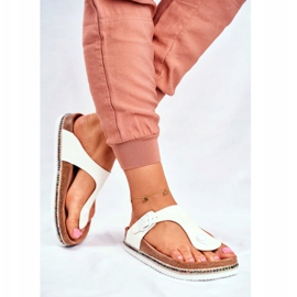 Chanclas de mujer Big Star White FF274631 blanco 5