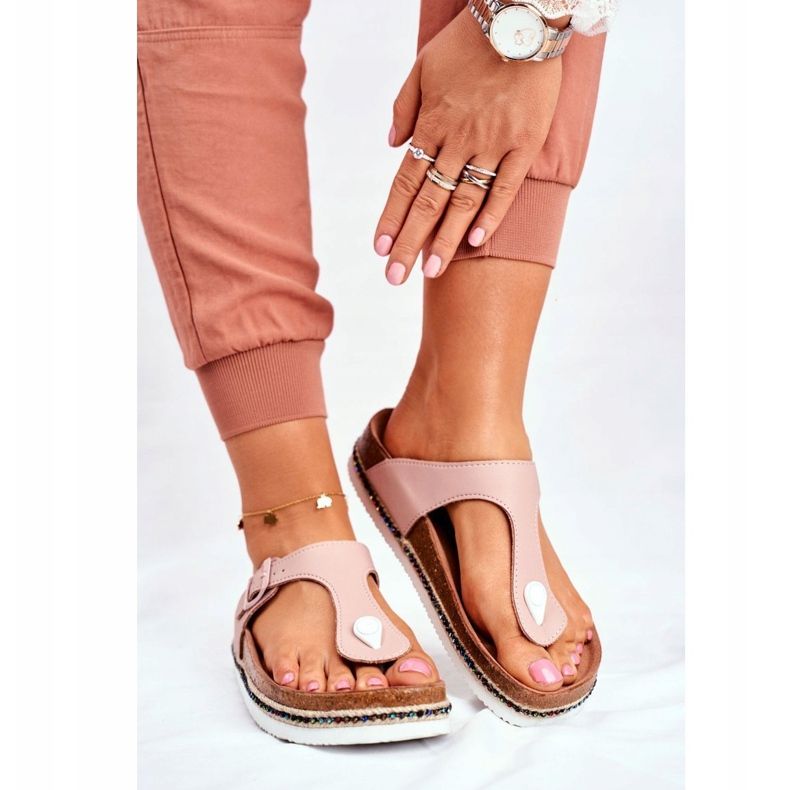 Chanclas de mujer Big Star Pink FF274636 rosa 1