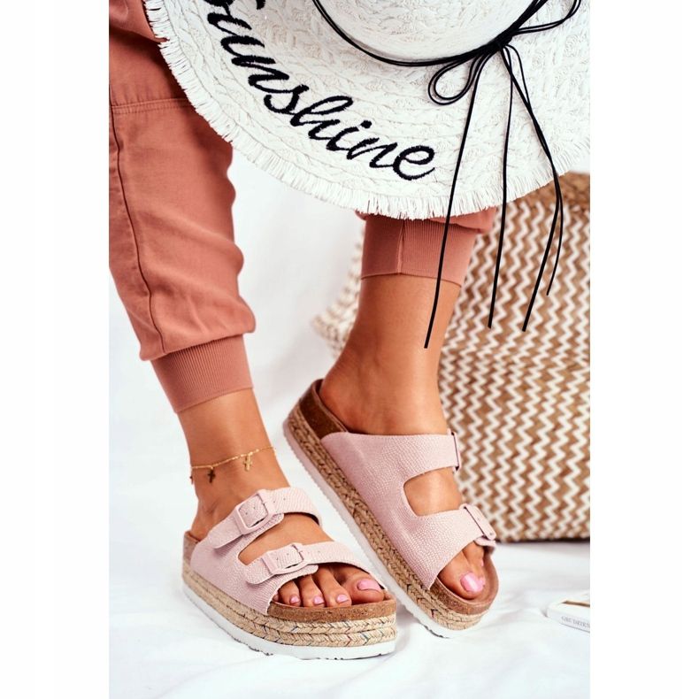 Pantuflas de Mujer Big Star Pink FF274669 rosado 1