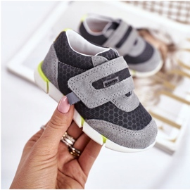 Bartek S.A. Zapatos Brogues Infantiles para Niño Gris Bartek T-71949 / SA1 3