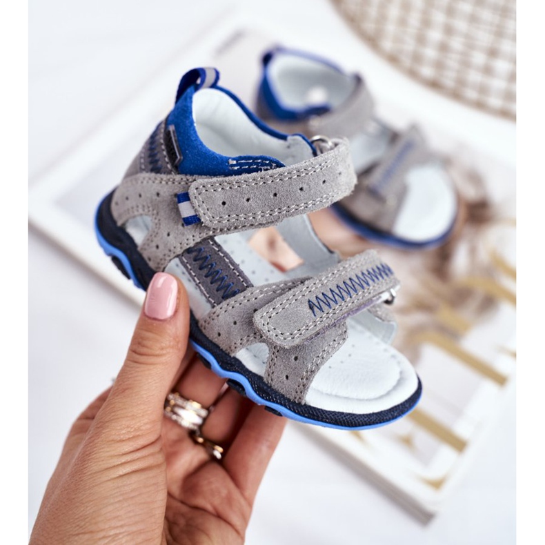 Bartek S.A. Sandalias infantiles para niño Bartek T-71824 / 76G gris 2 Bartek S.A. Sandalias infantiles para niño Bartek T-71824 / 76G gris 2