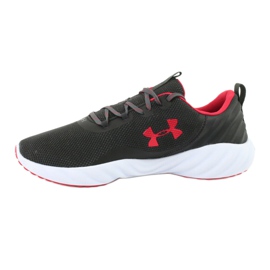 Zapatillas de running Under Armour Charged Will Nm M 3023077-101 negro rojo gris 1