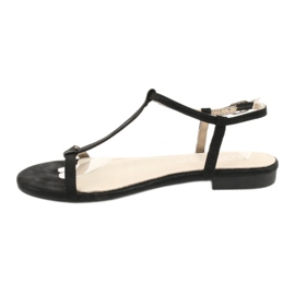 Sandalias de mujer negras Filippo DS1297 / 20 BK negro 1