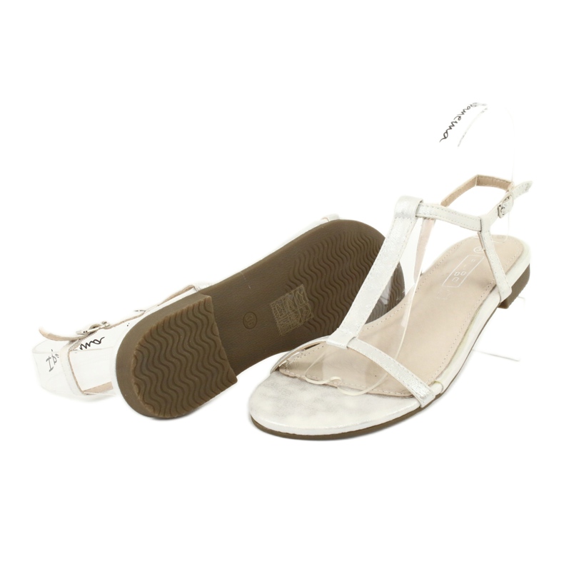 Sandalias plateadas para mujer Filippo DS1297 / 20 SI plata 2