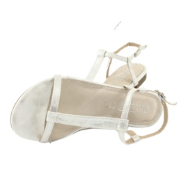 Sandalias plateadas para mujer Filippo DS1297 / 20 SI plata 3