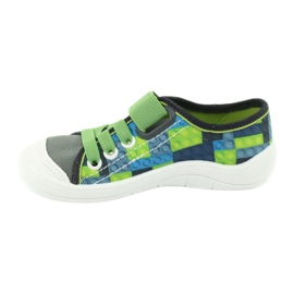 Calzado infantil befado 251X148 gris verde 1