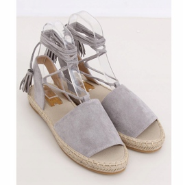 Alpargatas grises para mujer BB25 Gris 2
