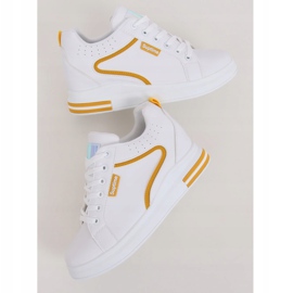 Blanco NB337 Zapatillas de cuña amarillas amarillo 3