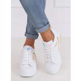 Blanco NB337 Zapatillas de cuña amarillas amarillo 1