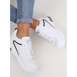 Blanco NB337 Zapatillas de cuña blancas 2