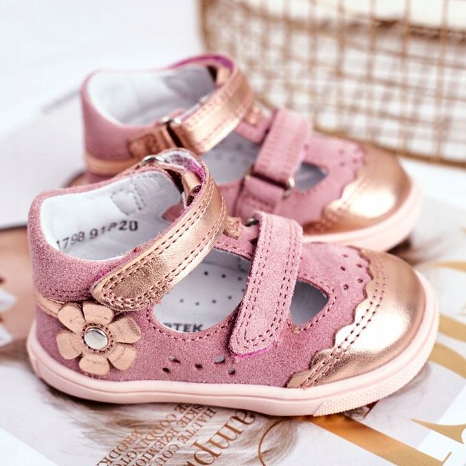 Bartek S.A. Sandalias Infantiles para Niñas Prophylactic Bartek T-81798-7 / 91P rosa 2
