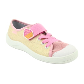 Calzado infantil befado 251Y141 rosa amarillo 2
