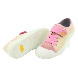 Calzado infantil befado 251Y141 rosado amarillo 4
