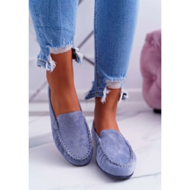 Mocasines Mujer Sergio Leone Suede Celeste Winted azul 2 Mocasines Mujer Sergio Leone Suede Celeste Winted azul 2