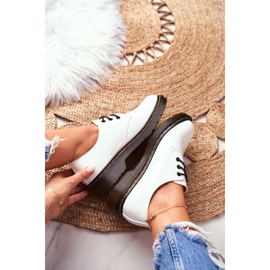 SEA Brogues de mujer lacados en blanco ¡Hazlo mejor! 5