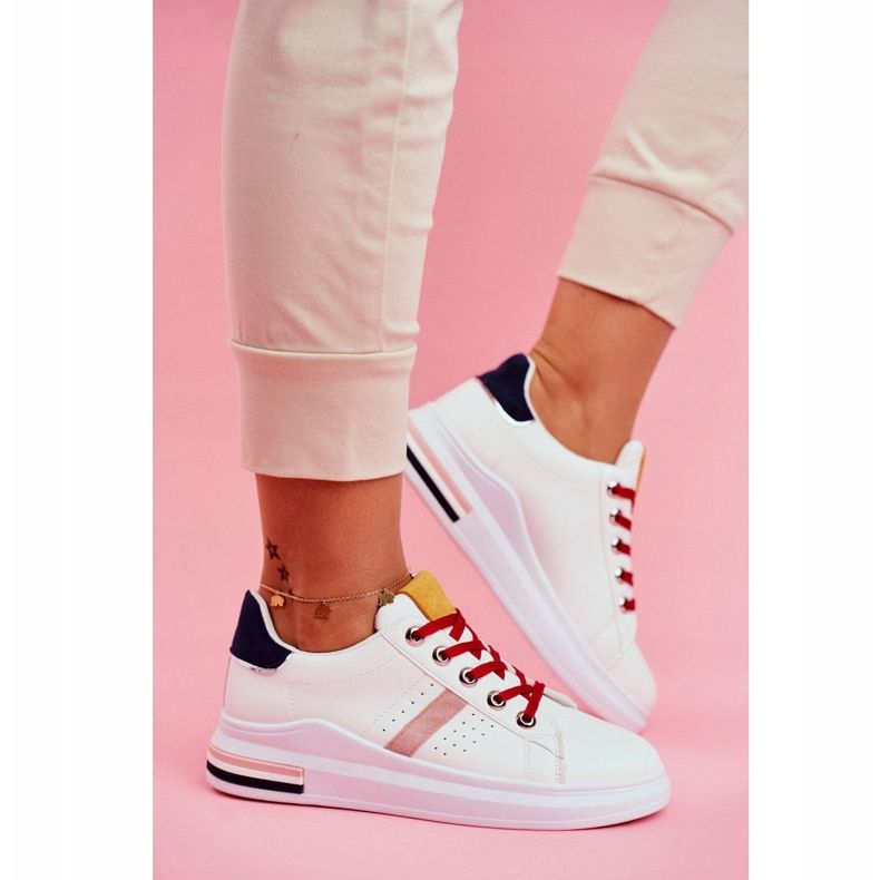 PS1 Zapatillas deportivas de mujer blanco y azul marino Mirra multicolor 2