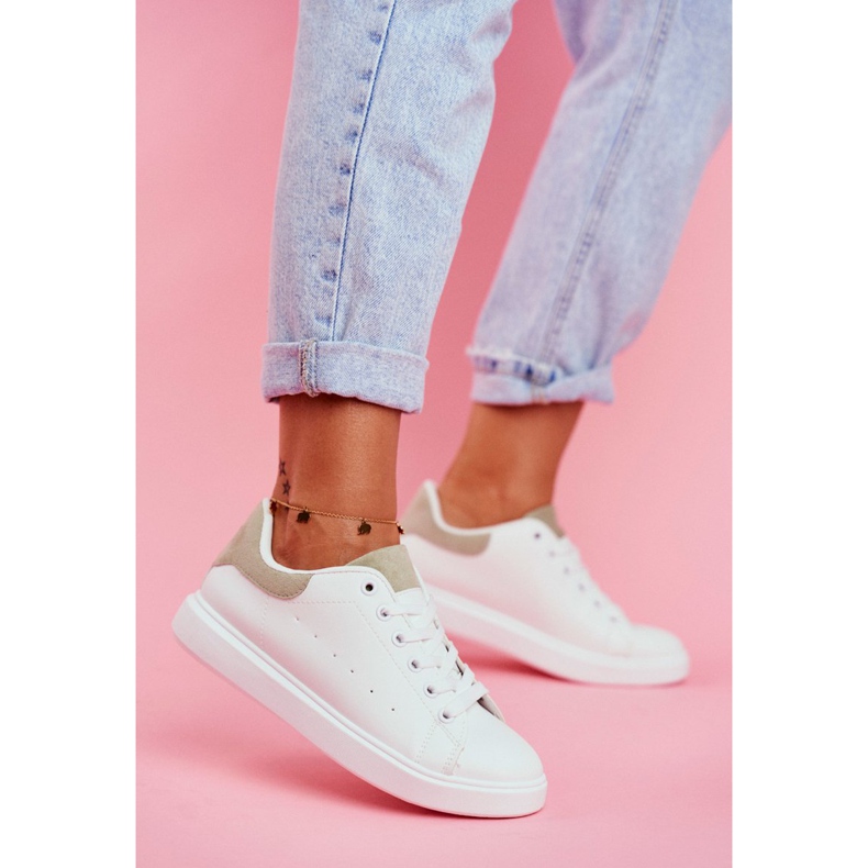 SEA Zapatillas Deportivas de Mujer Blancas con Tacón Verde Milly blanco 2 SEA Zapatillas Deportivas de Mujer Blancas con Tacón Verde Milly blanco 2