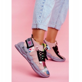 Zapatos deportivos de mujer Big Star de Daniel Lopez FF274A581 rosado multicolor 2