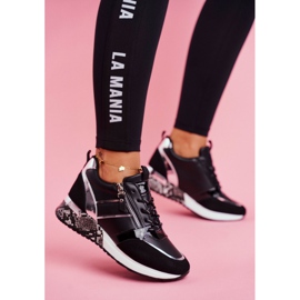 Zapatillas Deportivas Mujer Figura Negra negro 1